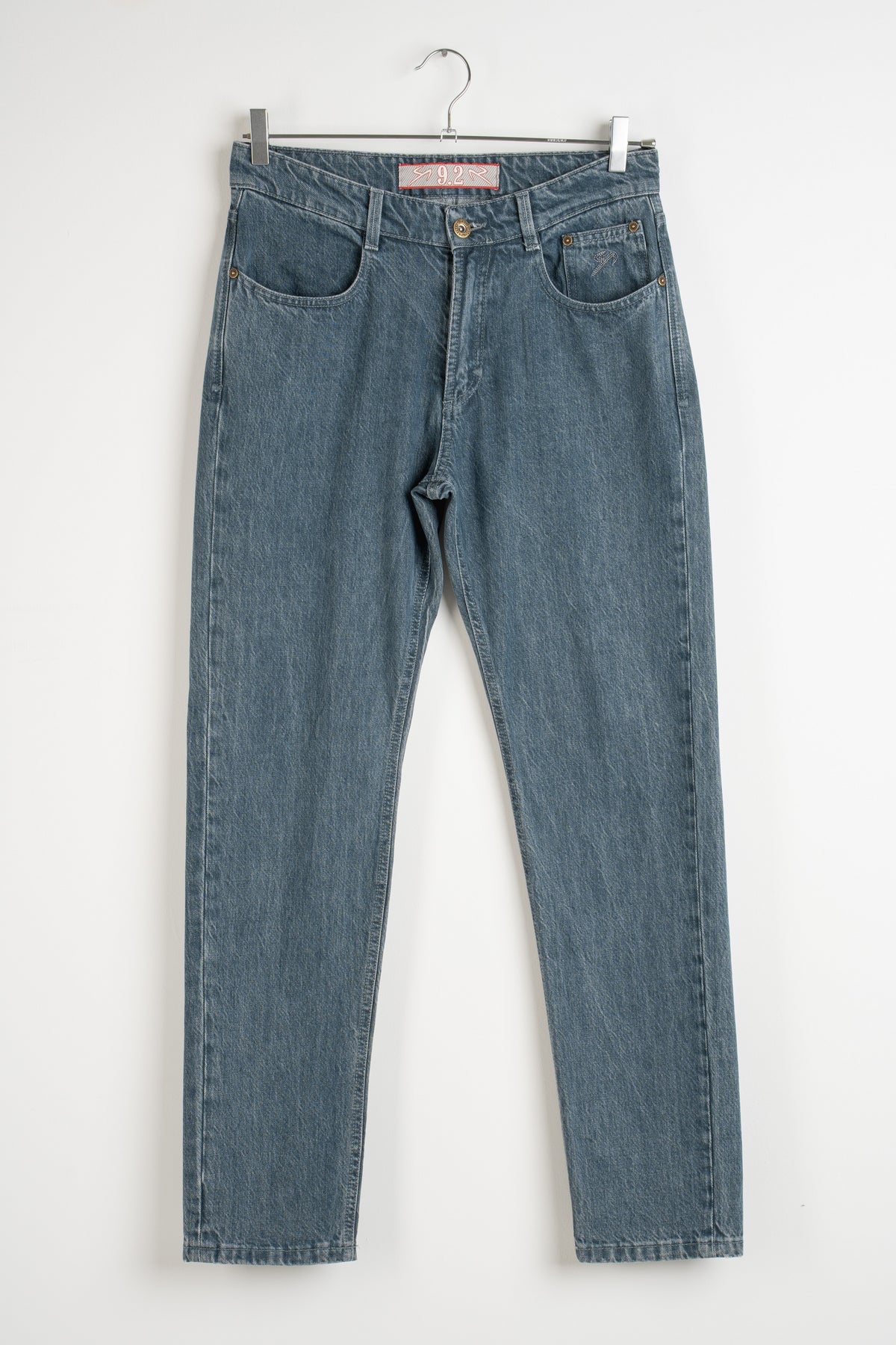 Denim fisso blu