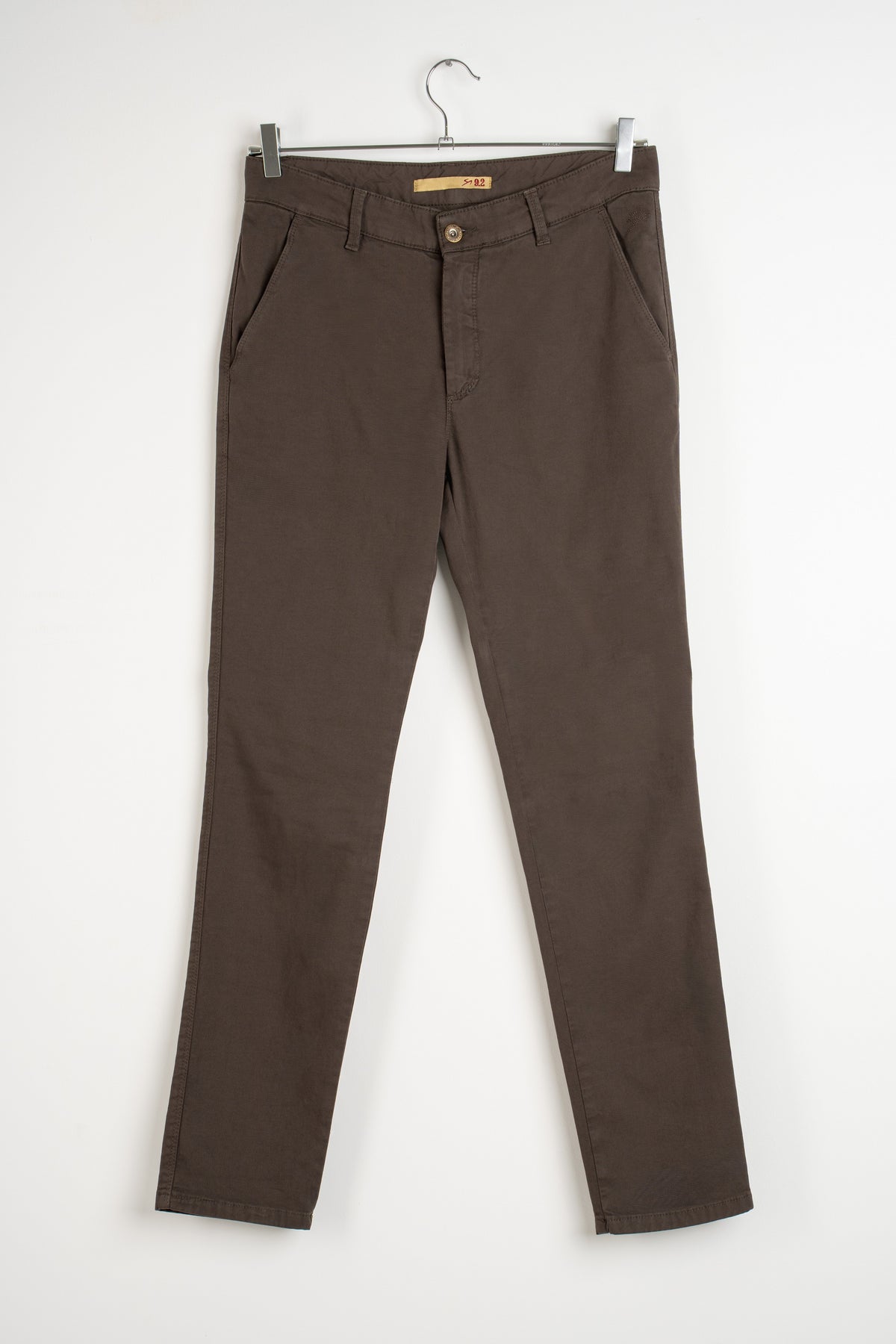 Pantalone chino in armatura puntino