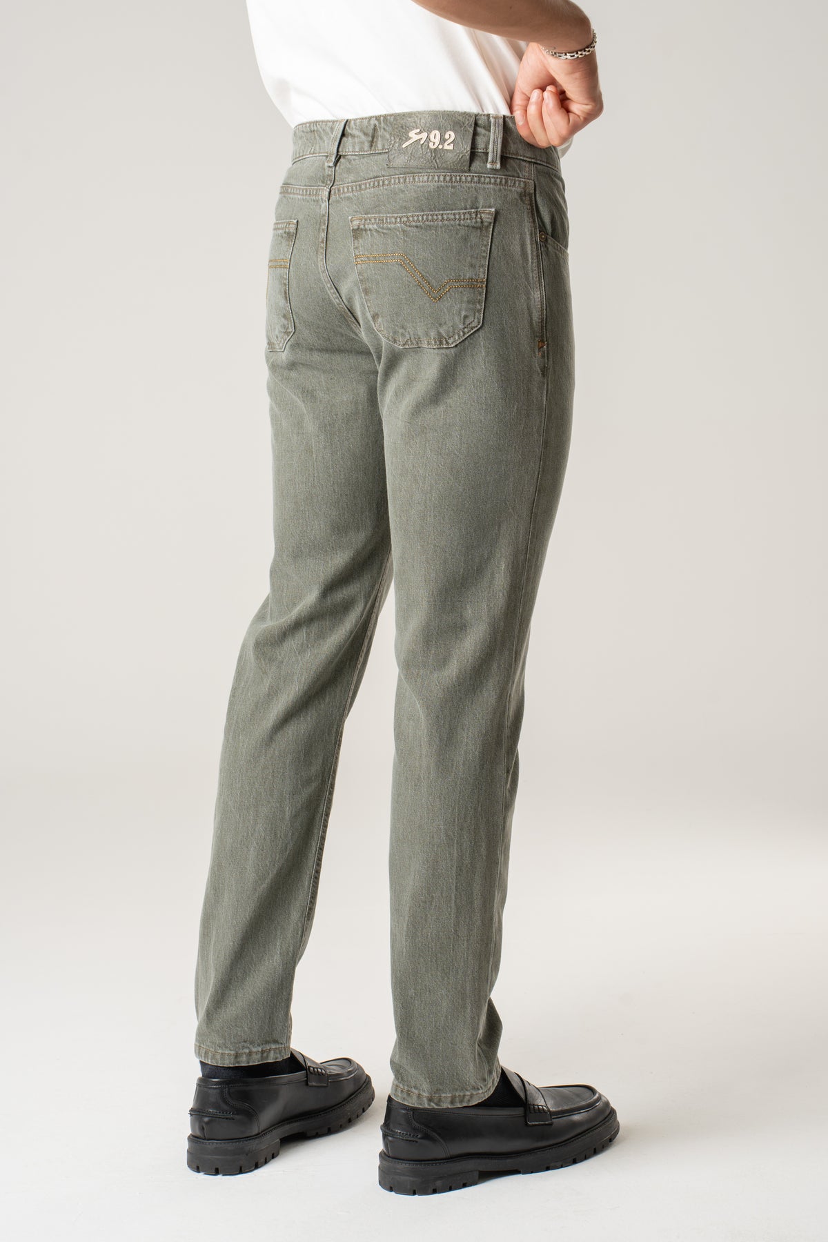 Denim in tela color