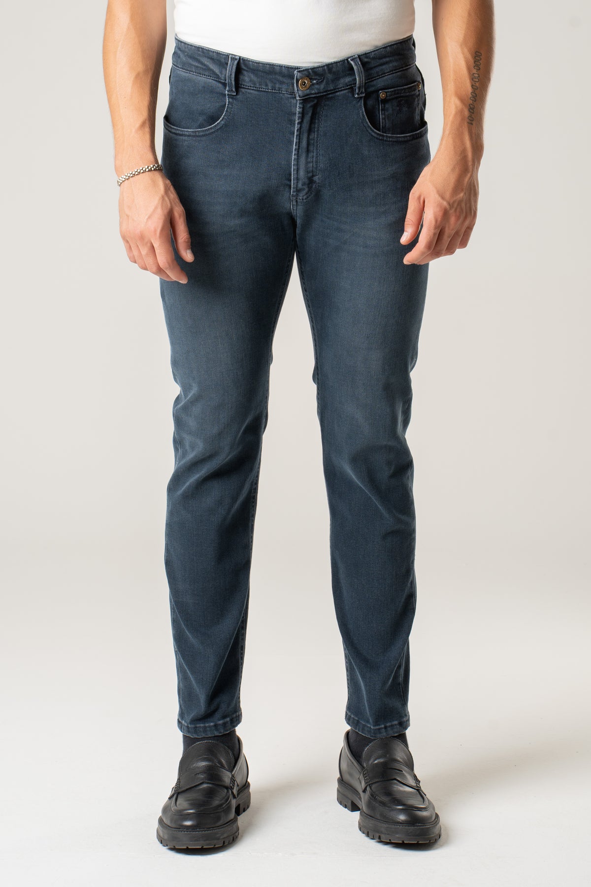 Denim grigio warm touch