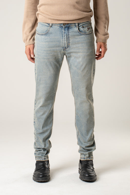 Denim Davos blu 12 oz