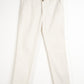 Pantalone chino in gabardina panna