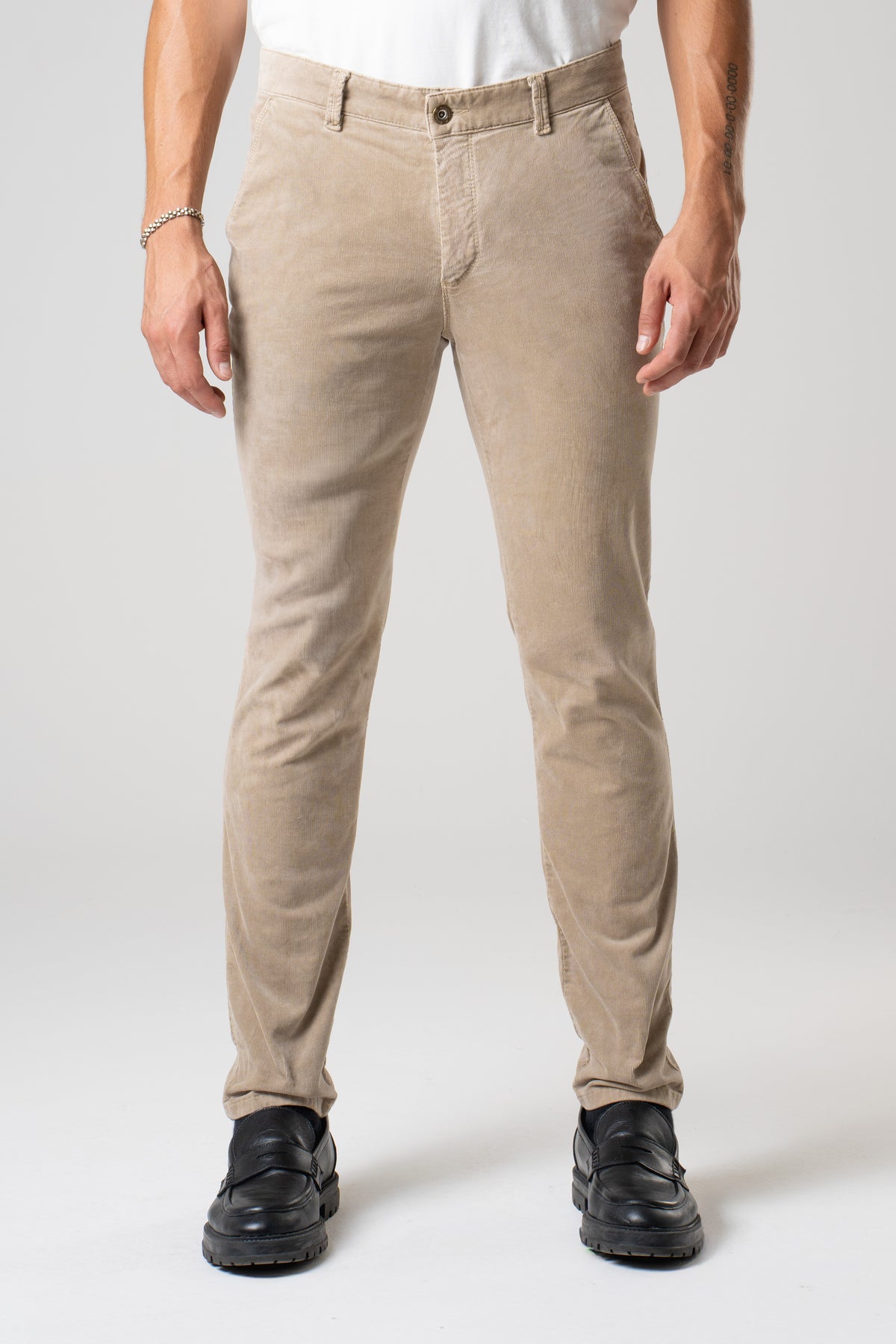 Pantalone chino in velluto a 2000 righe