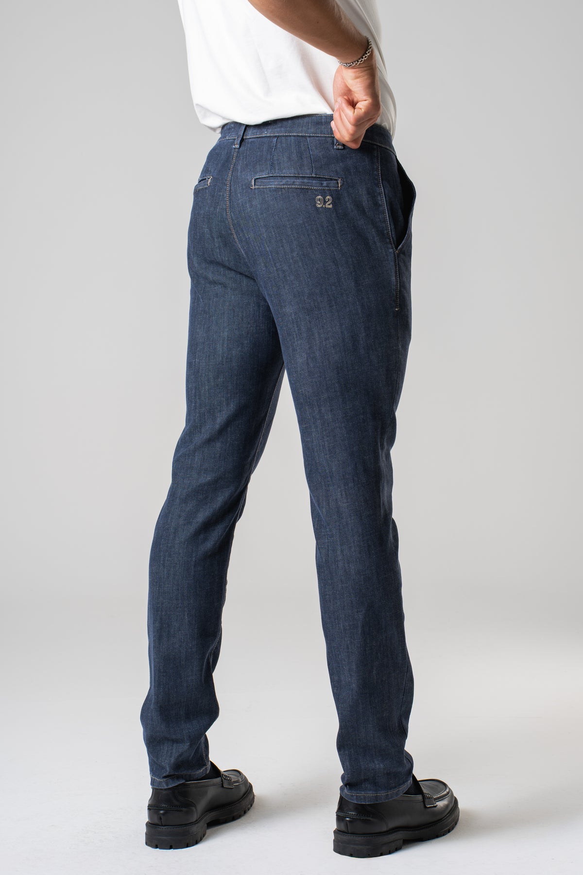 Denim chino tasca filetto