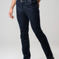 Pantalone chino in velluto armaturato effetto denim
