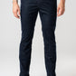 Pantalone chino in velluto armaturato effetto denim