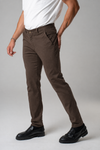 Pantalone chino in armatura puntino