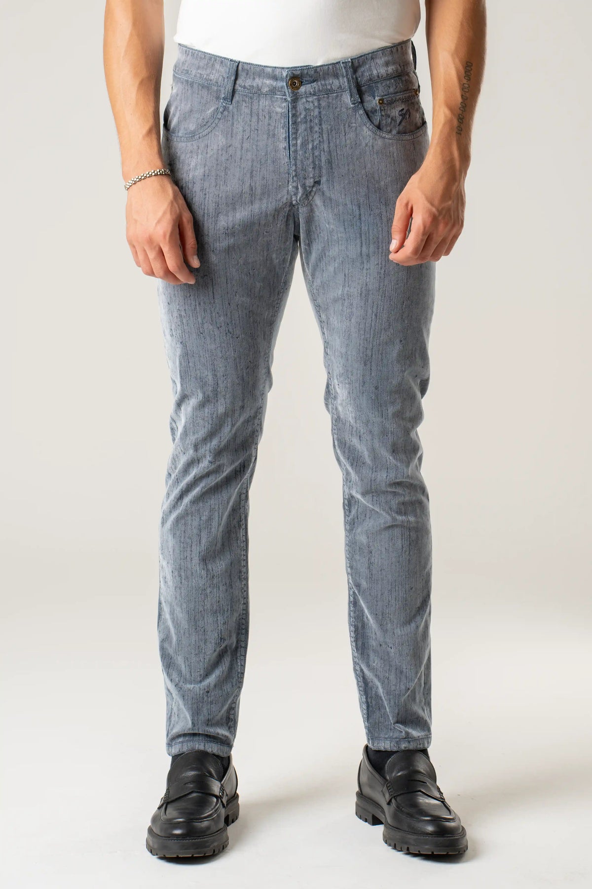 Denim effetto velluto