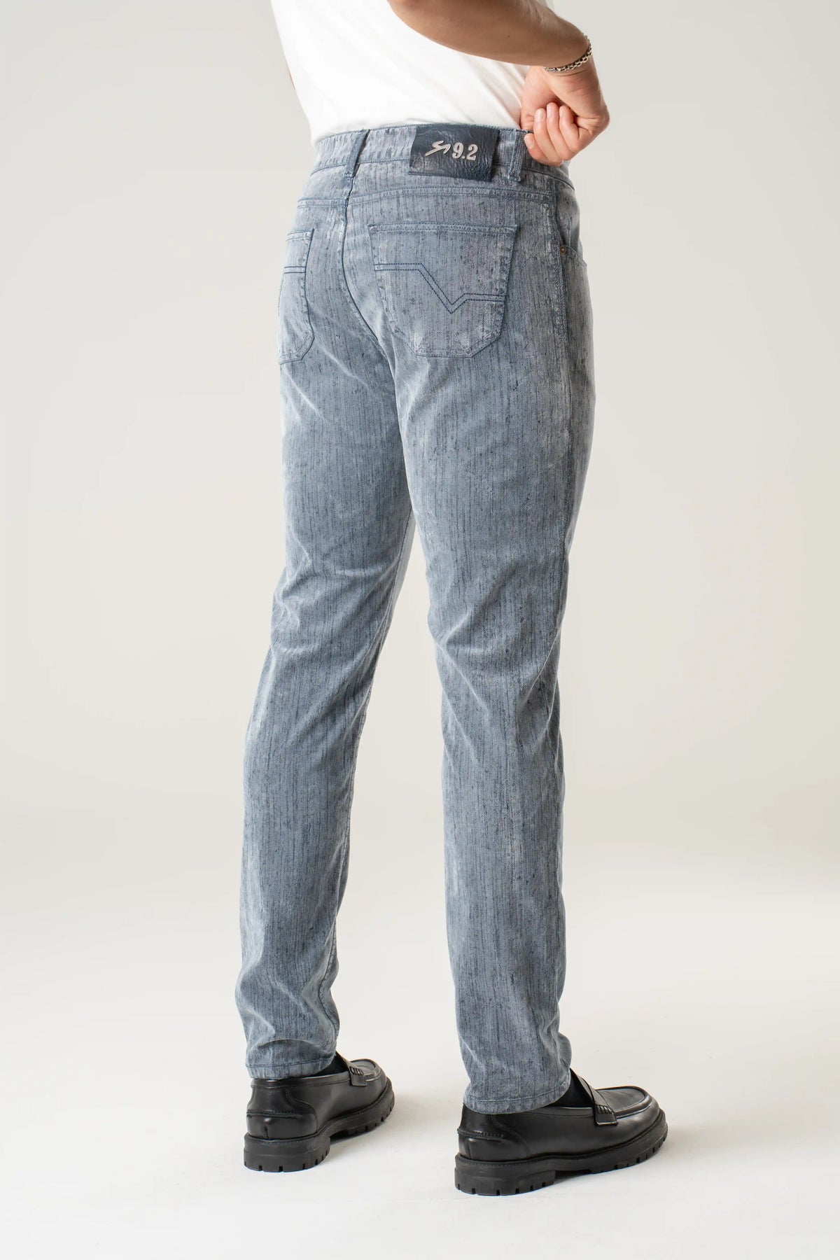 Denim effetto velluto