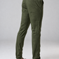 Pantalone chino in gabardina militare