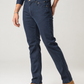 Pantalone 5 tasche gabardine blu