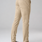Pantalone chino in gabardina sabbia