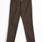 Pantalone chino in gabardina moro