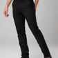 Pantalone chino in gabardina nero
