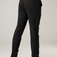 Pantalone chino in gabardina nero