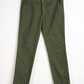 Pantalone chino in gabardina militare