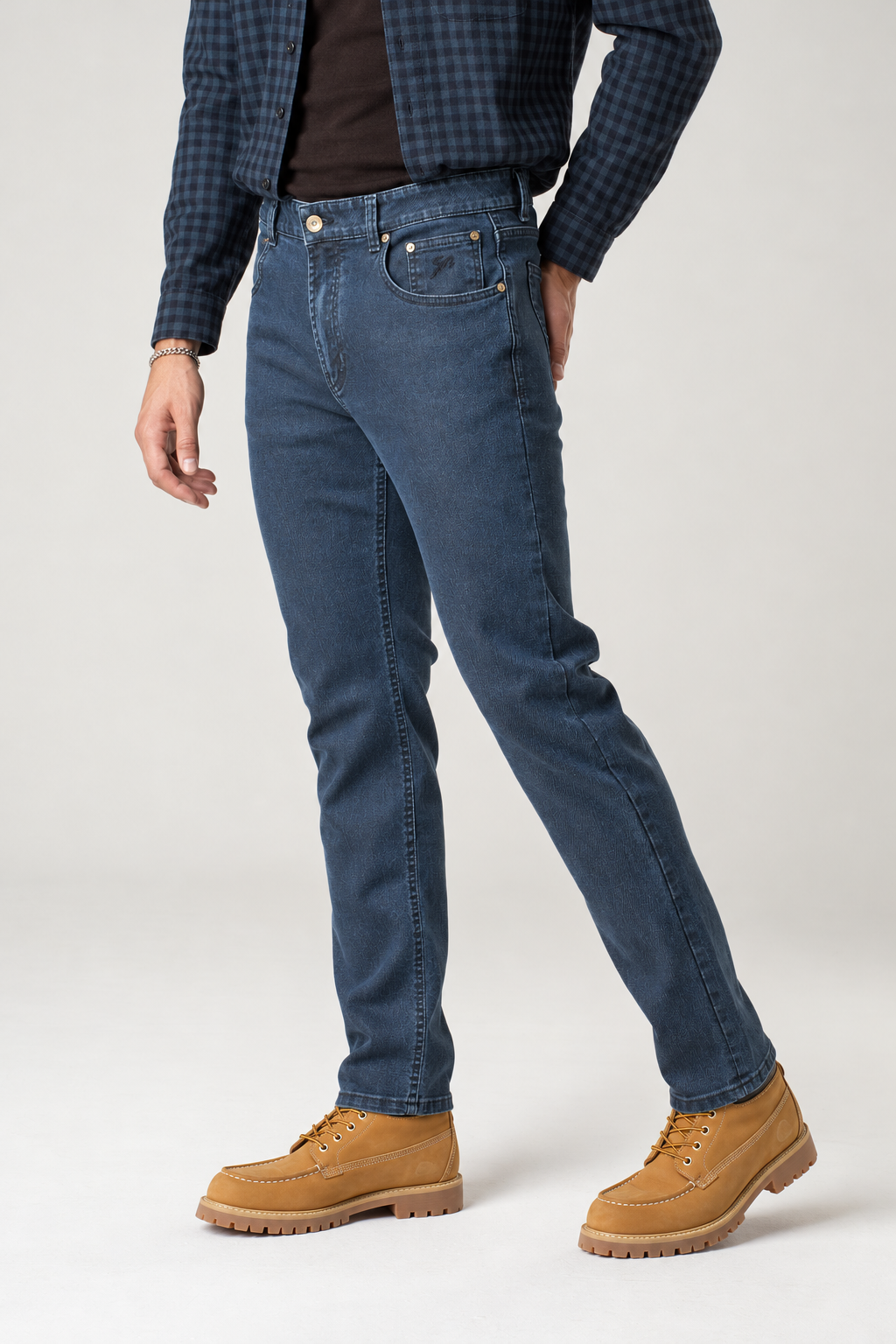 Denim in bull di cotone