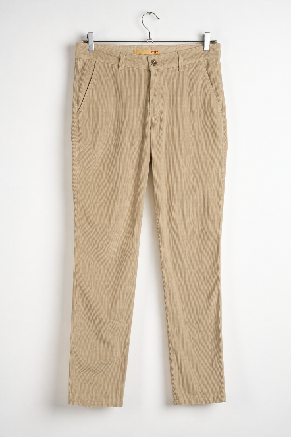Pantalone chino velluto 1000 righe sabbia