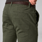 Pantalone chino in gabardina militare
