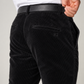 Pantalone chino velluto 1000 righe nero